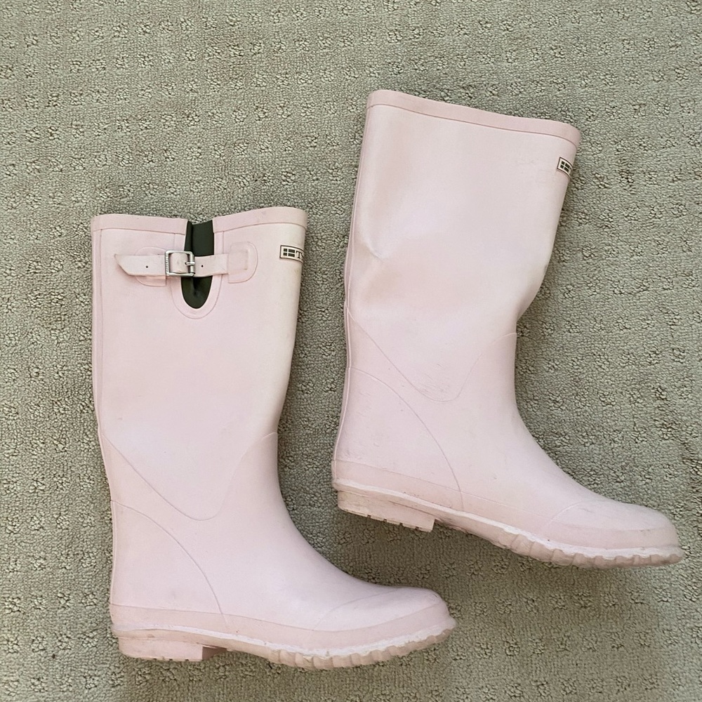 Pink Tretorn Rain Boots - Size 9.5 (40)